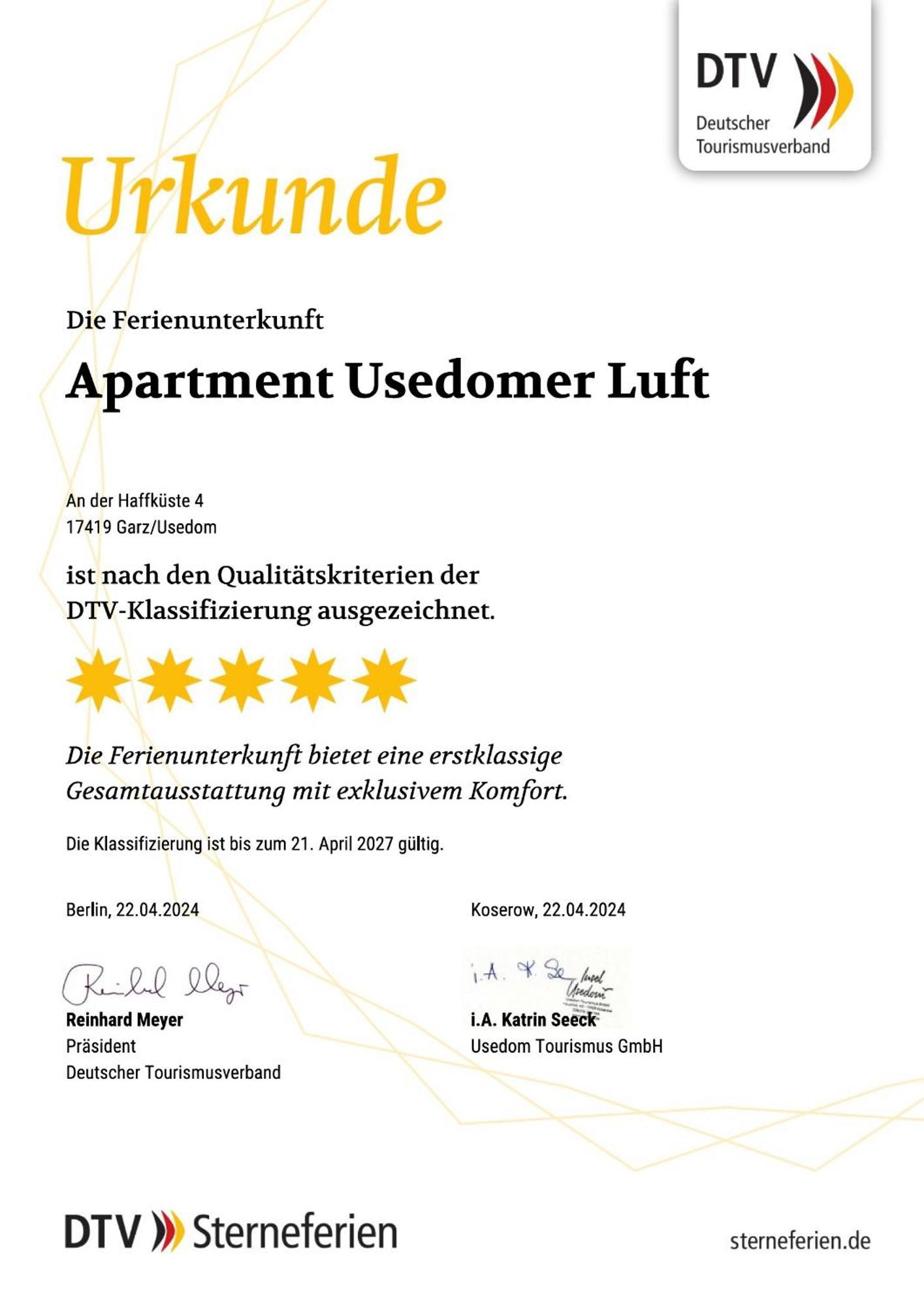 Apartment "Usedomer Luft" Garz  外观 照片